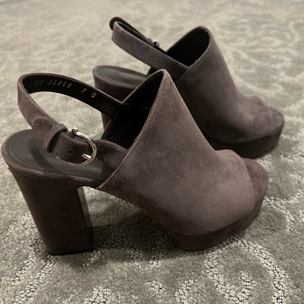 Salvatore Ferragamo Suede Slingback Sandal Size 7